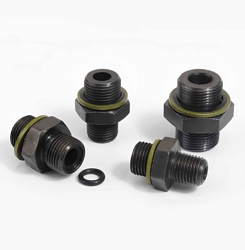 GOFIRA 100 Pieces NBR Metal Bonded Sealing Washer Kit 6 Varieties(M6,M8,M10,M12,M14,M16) for Automotive,Pumps,Fuel Systems,Valves,Compressors Fitting Seal Leak Repair,Black Color - Image 4
